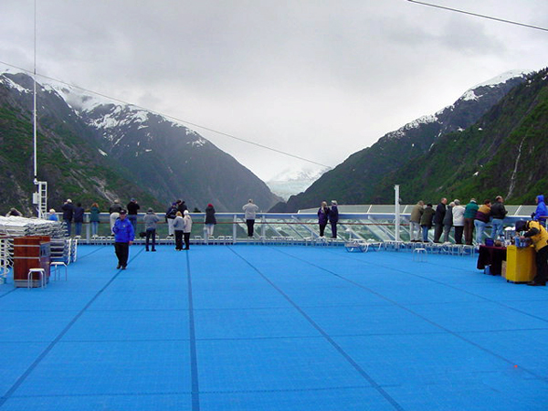 Viewing Sawyer Glacier form the boat.